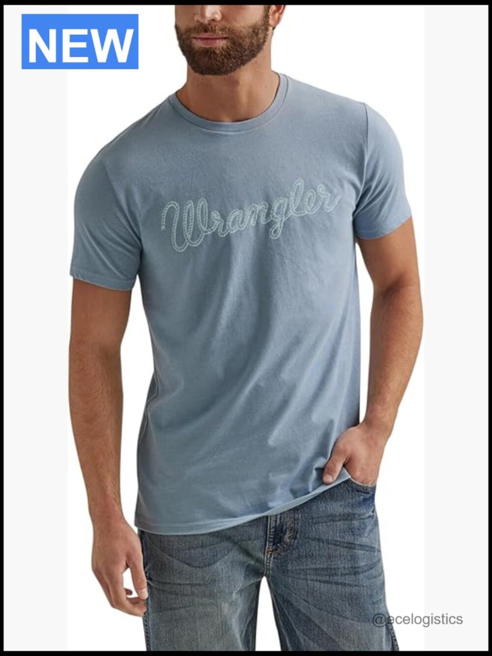 Graphic Crew Neck Tee - Regular Fit Cotton Blend Short Sleeve T-Shirt